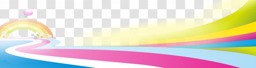 Light Graphic Design Text Illustration - Pink - Rainbow Colors Transparent PNG