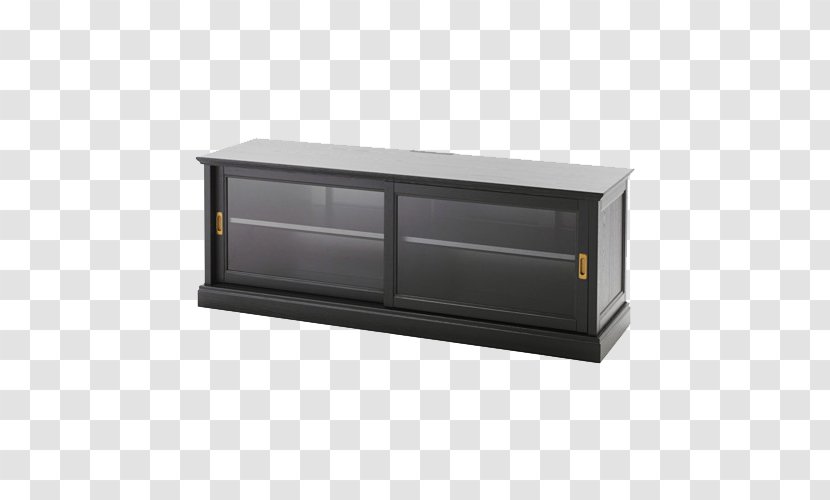 Window Table Sliding Glass Door Cabinetry Furniture - Black Cabinet Transparent PNG