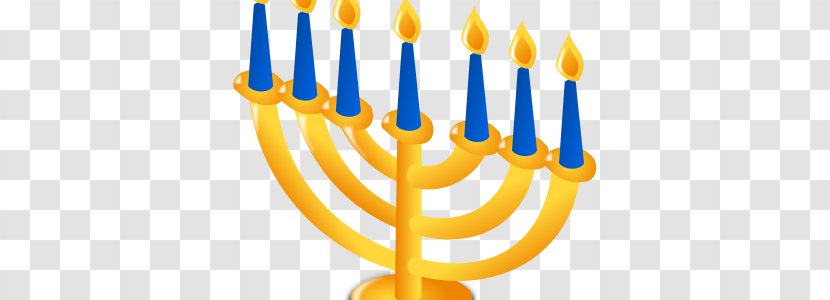 Menorah Hanukkah Judaism Clip Art - Candle Transparent PNG