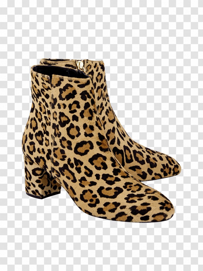 Fashion Boot Footwear Shoe Leopard - Print Transparent PNG