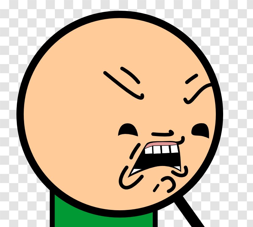 Cyanide & Happiness YouTube Comics Face - Youtube Transparent PNG