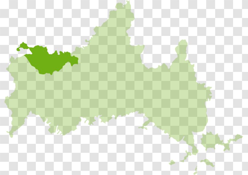 Yamaguchi Prefectures Of Japan Map パソコムプラザＵＢＥ - Grass Transparent PNG