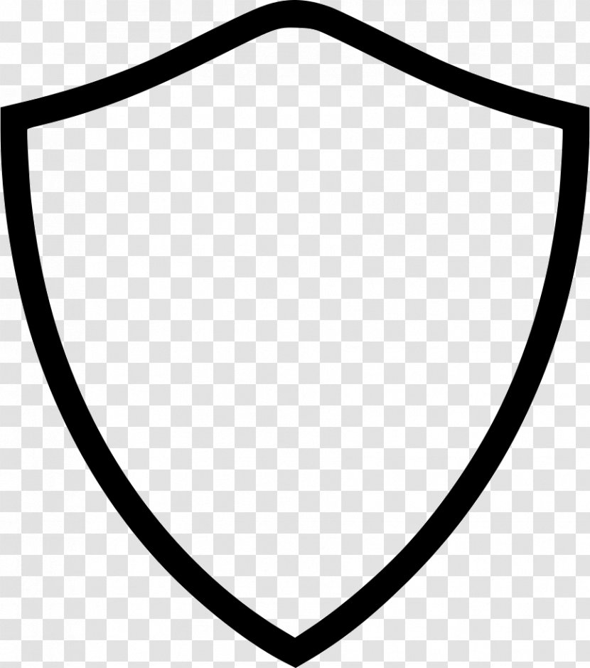 Black And White Monochrome Photography Line Art - Shield Transparent PNG