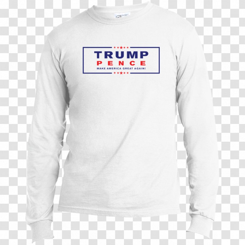 Long-sleeved T-shirt Hoodie - Sleeve - Trump Supporters Transparent PNG
