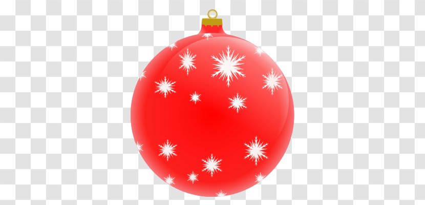 Christmas Ornament Clip Art - Red Transparent PNG