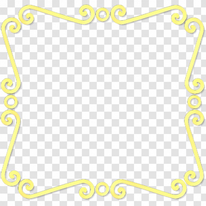 Picture Frame - Vintage - Yellow Transparent PNG