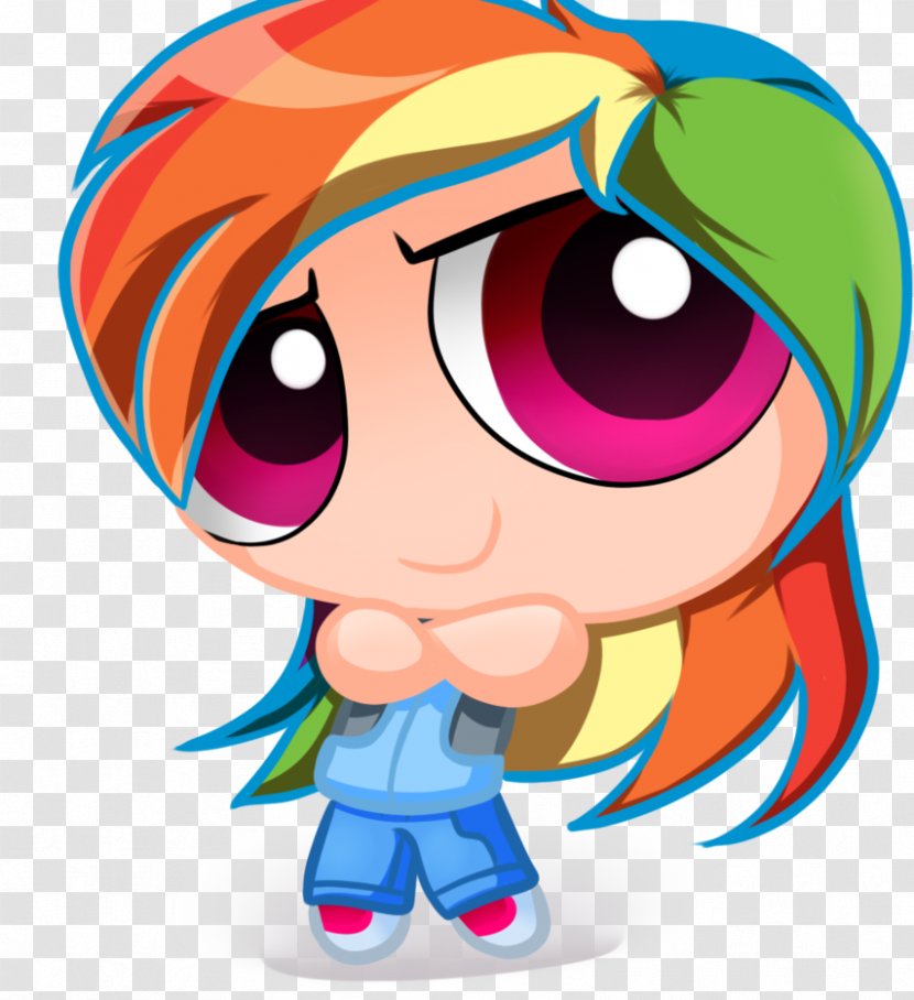 Rainbow Dash DeviantArt Animated Cartoon - Silhouette - Powerpuff Girls Transparent PNG