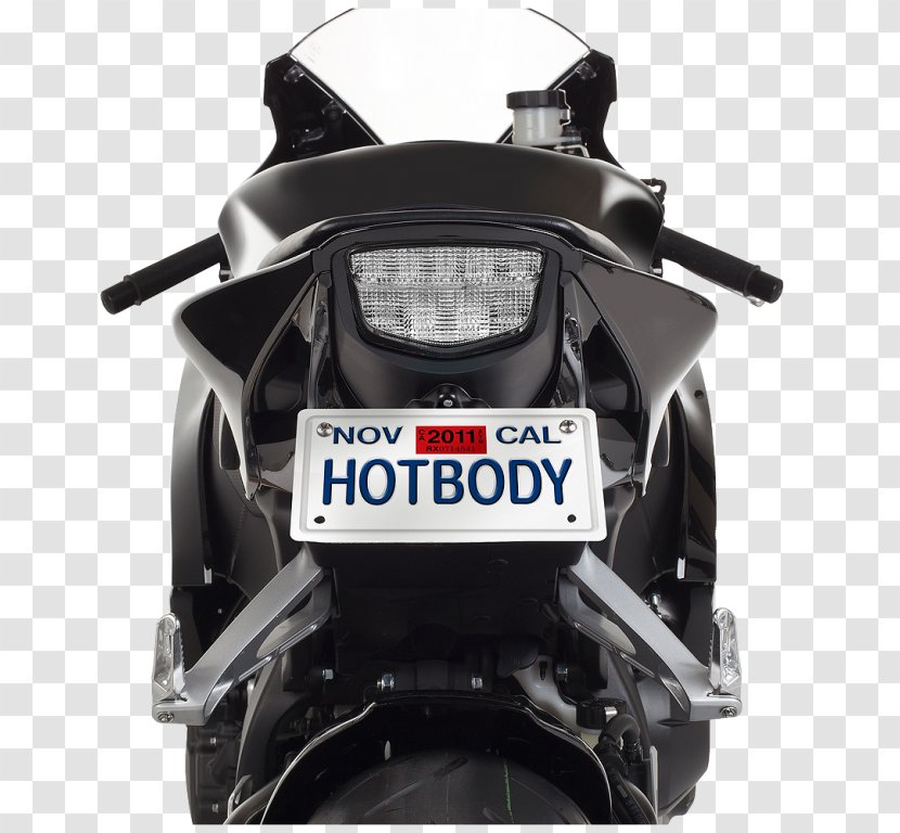 Headlamp Motorcycle Accessories Motor Vehicle Hotbodies Racing 41401-1000 Black ABS License Plate - Fairing Transparent PNG