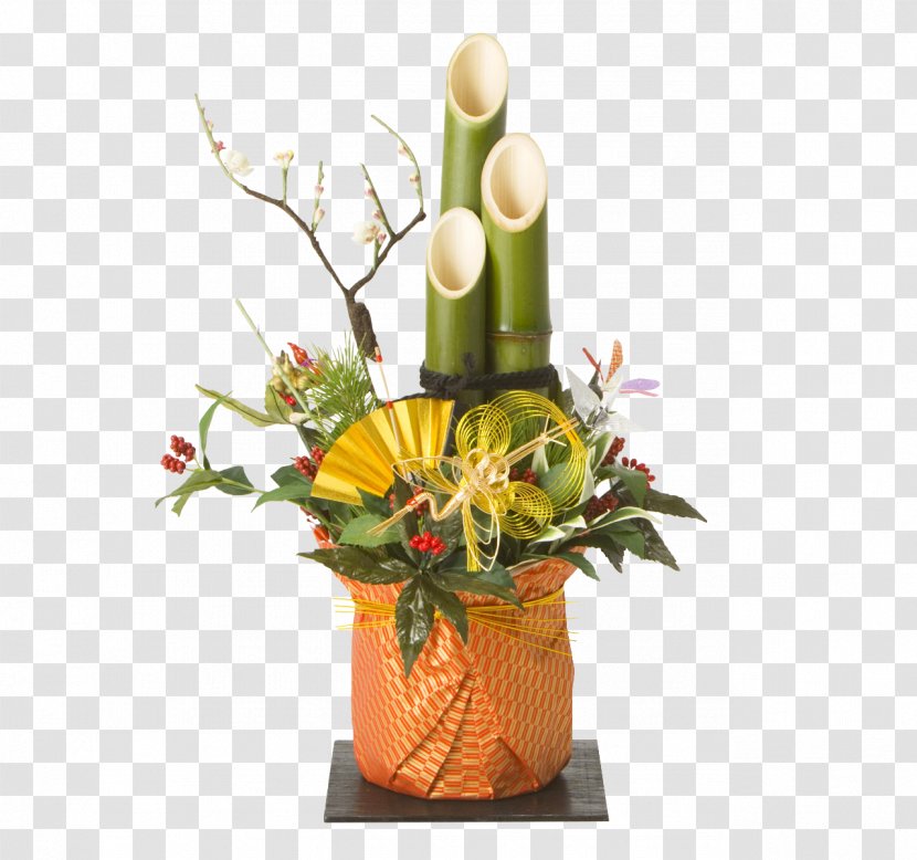 Japanese New Year Osechi Kadomatsu - Flora - Gift Bouquet Transparent PNG