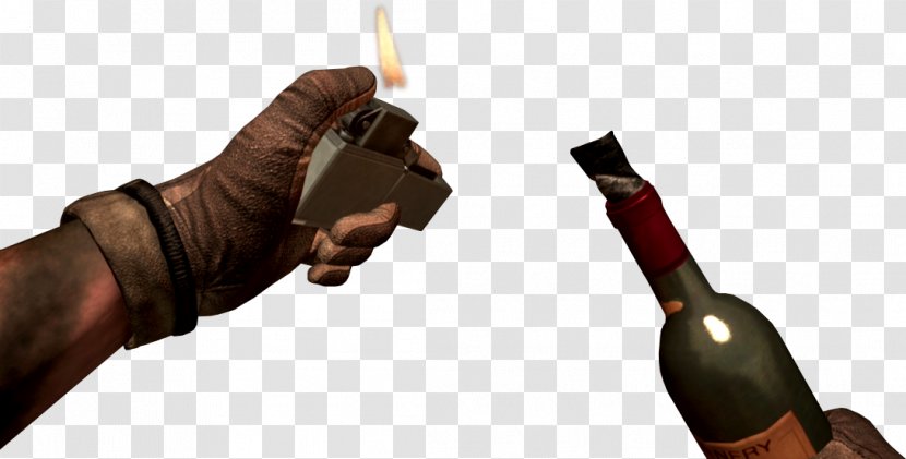 Call Of Duty: Black Ops II Modern Warfare 2 WWII Molotov Cocktail World At War - Weapon - Max Payne Transparent PNG