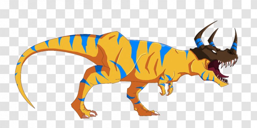 Velociraptor Tyrannosaurus Cartoon Character - Tail Transparent PNG