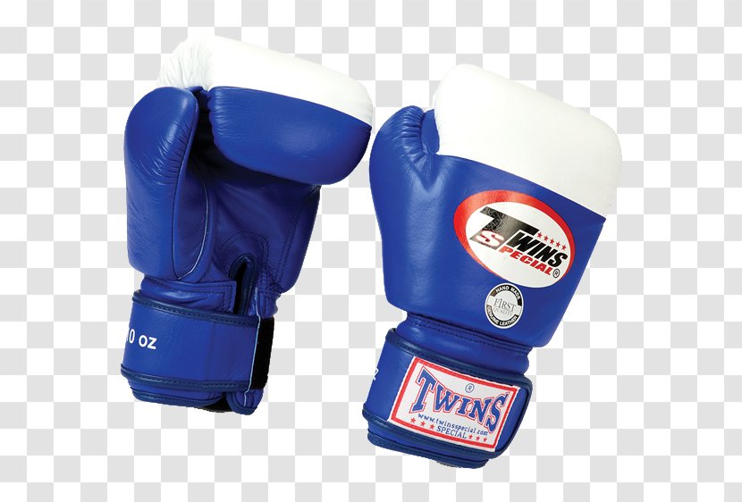 Boxing Glove Muay Thai International Association - Blue Transparent PNG
