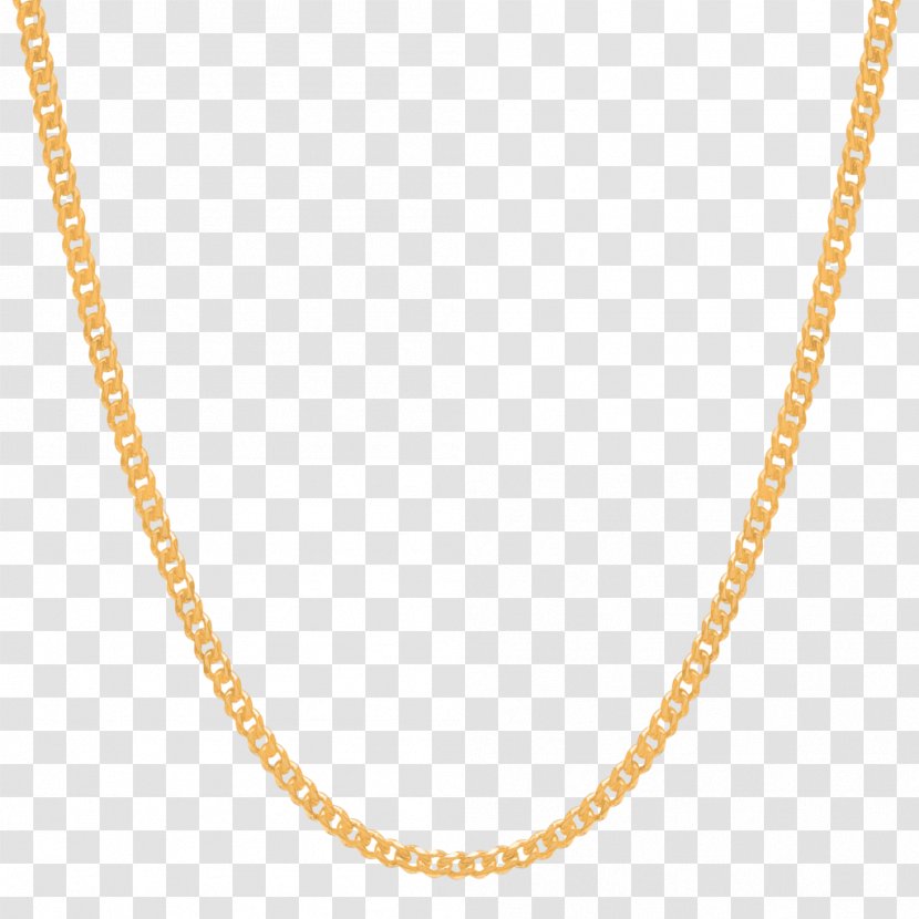 Necklace Colored Gold Rope Chain - Pure Transparent PNG