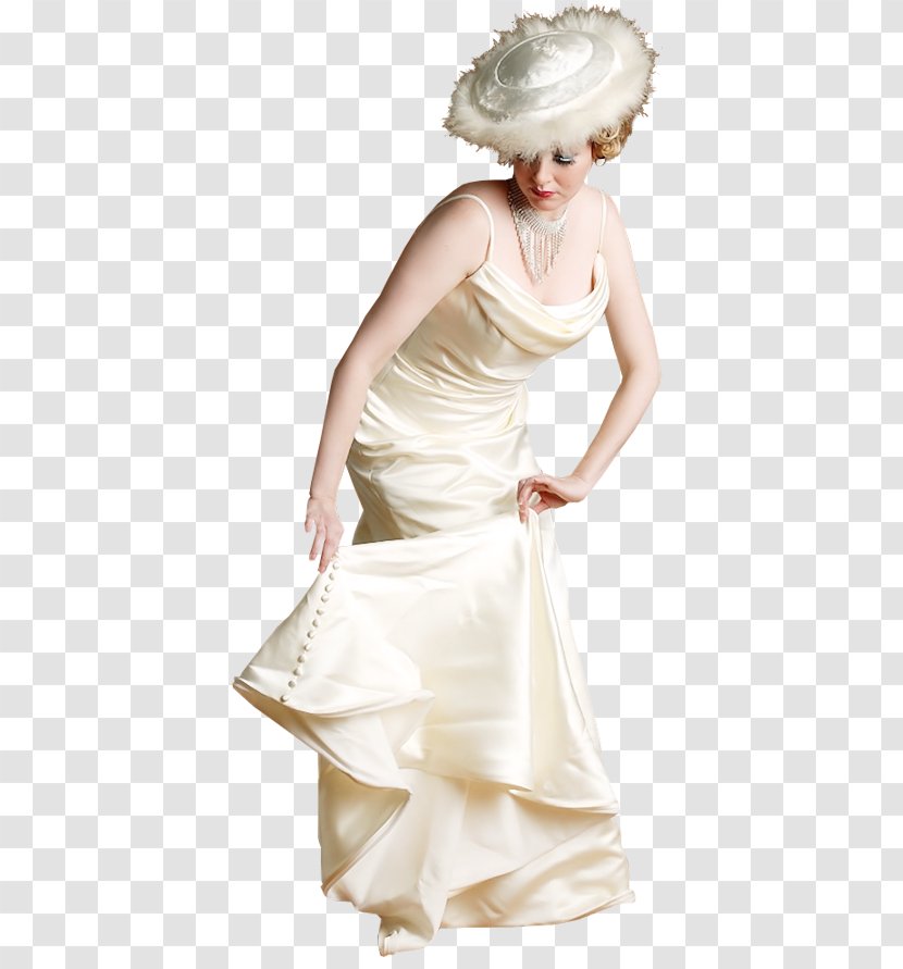 Woman Wedding Dress Ms. Female - Frame Transparent PNG
