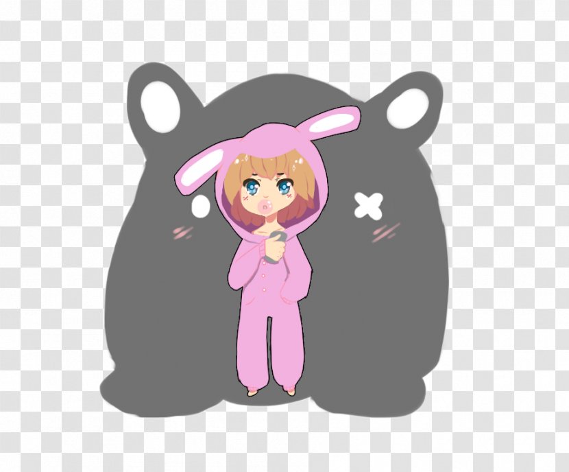 Mammal Pink M Clip Art - Cartoon - Rabbit Baby Transparent PNG