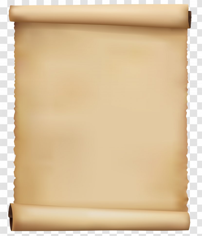 Paper Scroll - Papyrus Clipart Image Transparent PNG