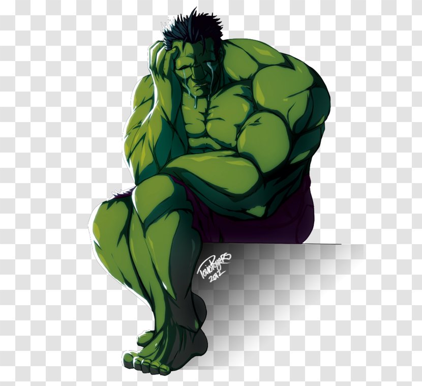 Hulk Superhero Humour - Silhouette - Comic Pop Art Transparent PNG