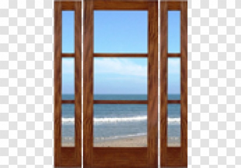 Sash Window Hardwood Picture Frames - Door - Single Glass Transparent PNG