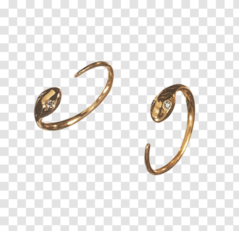 Earring Jewellery Snake Kreole - Gold - Ring Transparent PNG