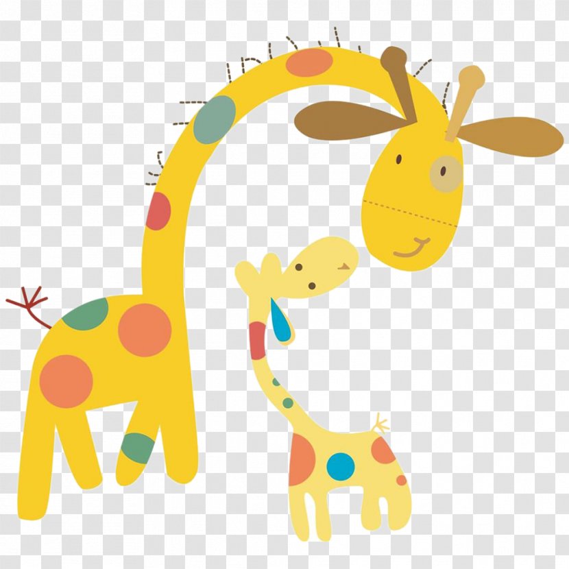 Giraffe Vector Graphics Image Cartoon - Animal Figure - Head Transparent PNG
