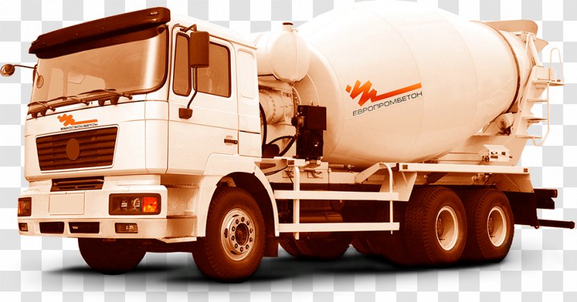 Cement Mixers Betongbil Concrete Architectural Engineering Truck - Freight Transport Transparent PNG