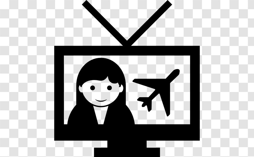 Logo News Television Flight - Black - Reporter Transparent PNG