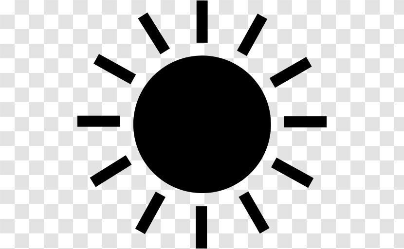 Symbol Black Sun Clip Art - And White Transparent PNG