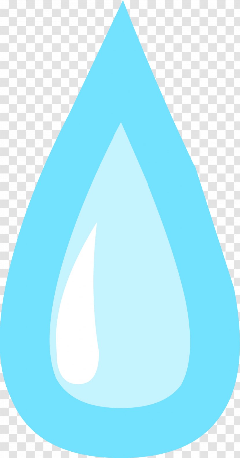 Triangle Teal Turquoise Circle - Azure - Tears Transparent PNG