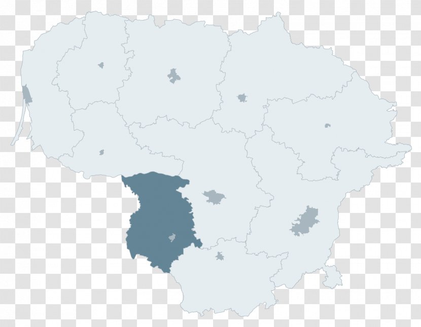 Suvalkija Map Apskritis South Administrative Division - Area - Capital City Transparent PNG