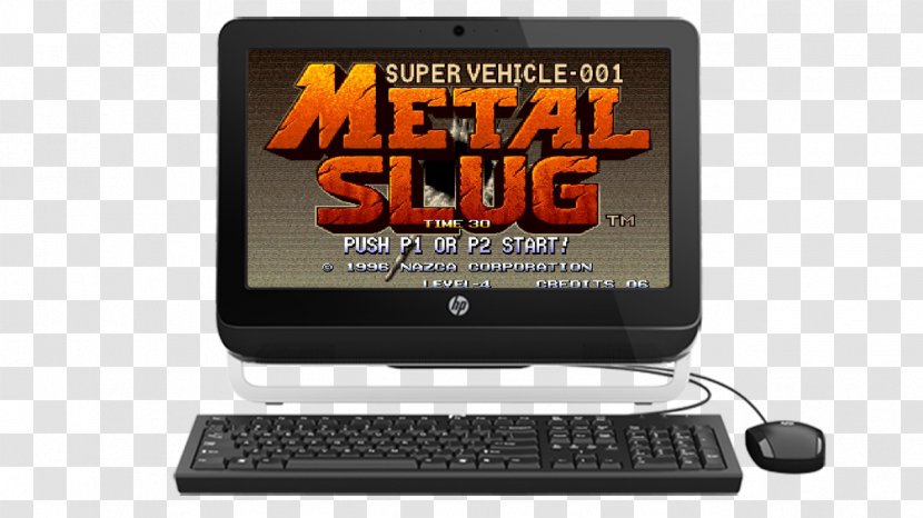Laptop Metal Slug Hewlett-Packard All-in-one Display Device - Allinone Transparent PNG