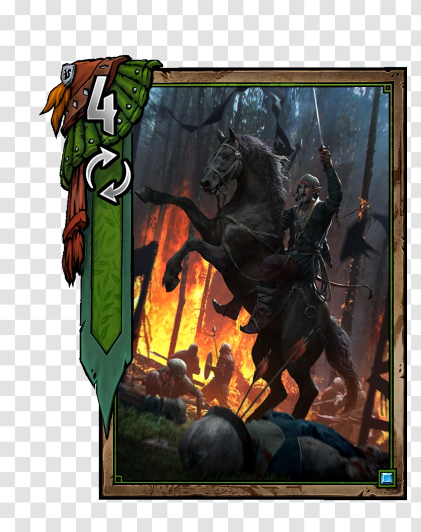 Gwent: The Witcher Card Game 3: Wild Hunt CD Projekt Ciri - Mythical Creature - Vanguard Transparent PNG