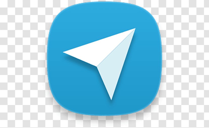Telegram - Triangle - Bookmark Transparent PNG