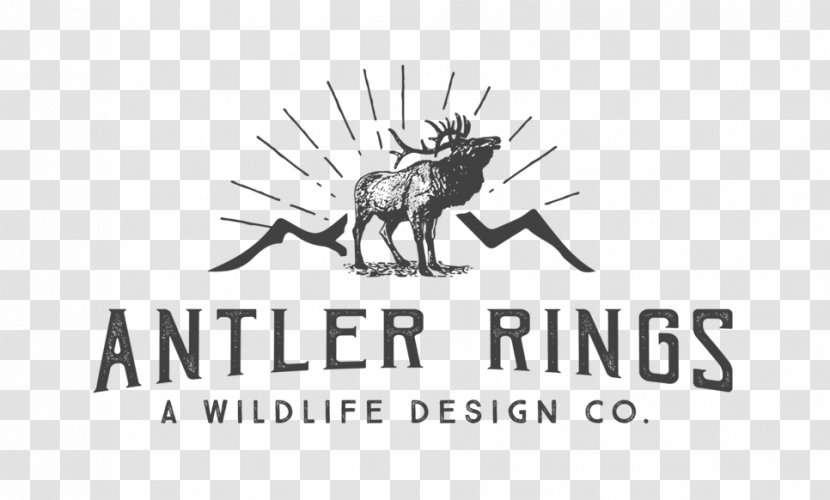 Elk Deer Antler Logo Ring - Organism Transparent PNG