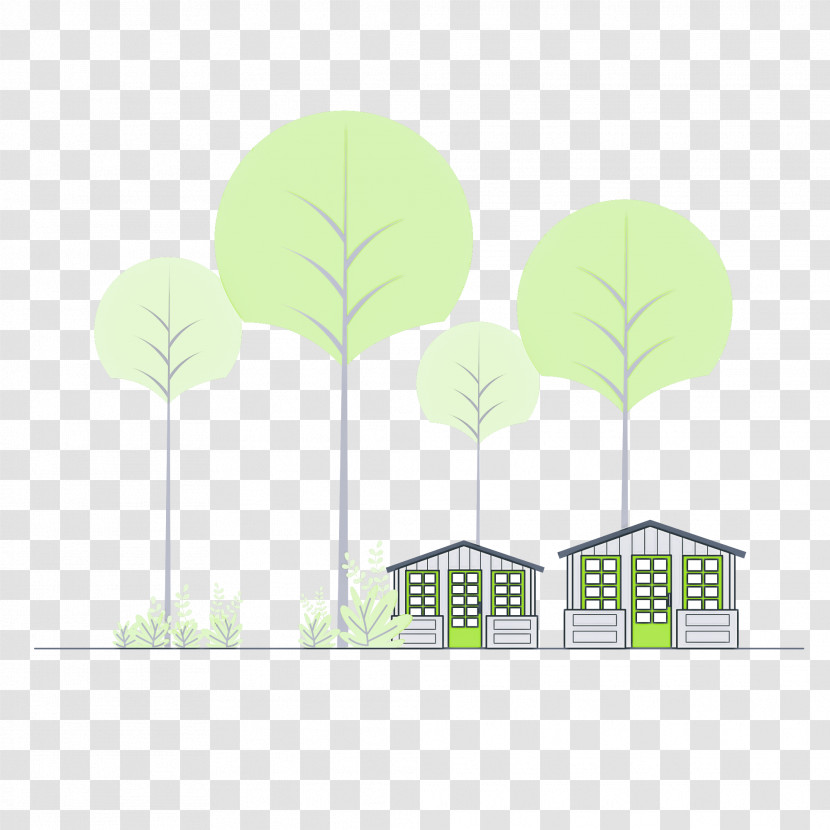 Leaf Tree Green Text Branching Transparent PNG