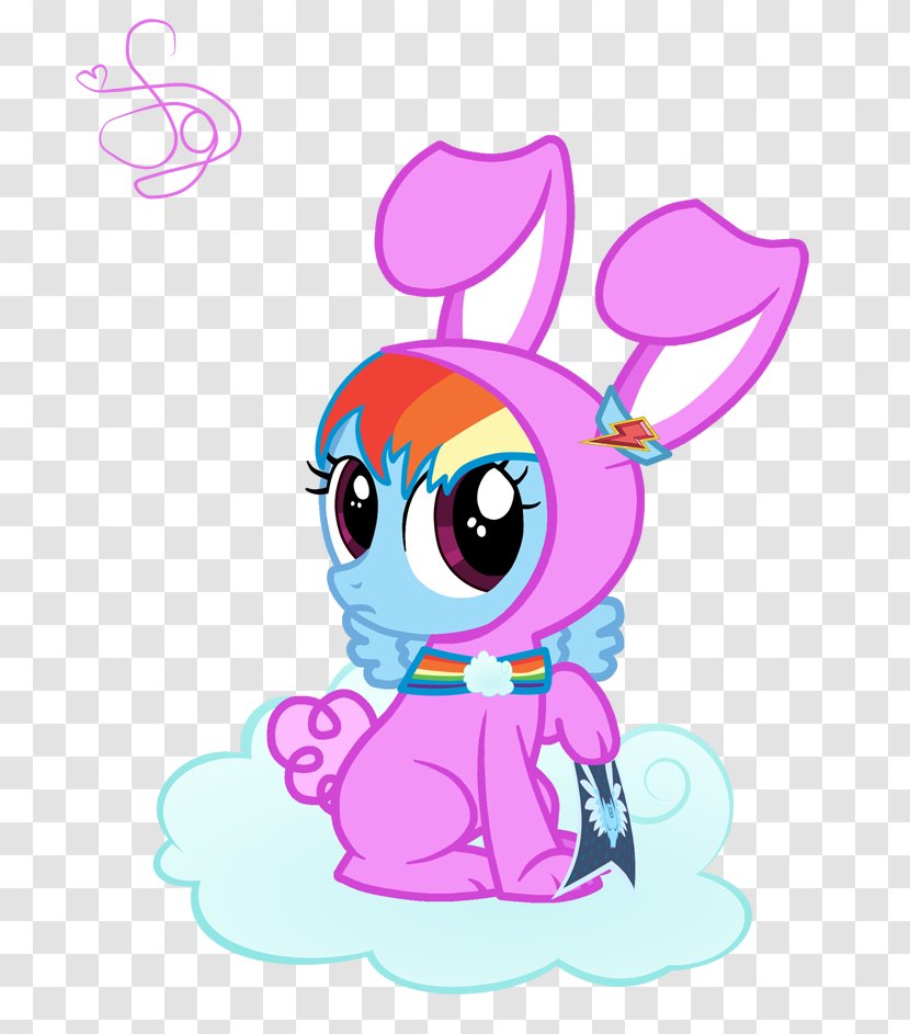 Pony Angel Bunny Applejack Pinkie Pie Horse - Heart Transparent PNG