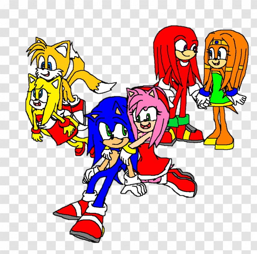 Tikal Knuckles The Echidna Tails Amy Rose Hedgehog - Sonic Transparent PNG