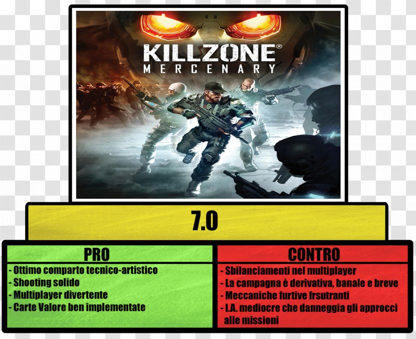 Killzone: Mercenary PlayStation Vita Video Game PC - Voucher - Playstation Transparent PNG