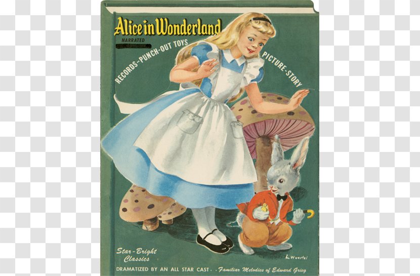 Figurine Doll Toddler - Alice In Wonderland Book Transparent PNG