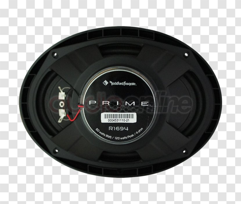 Subwoofer Car Loudspeaker Rockford Fosgate Prime R1682 - Computer Hardware Transparent PNG