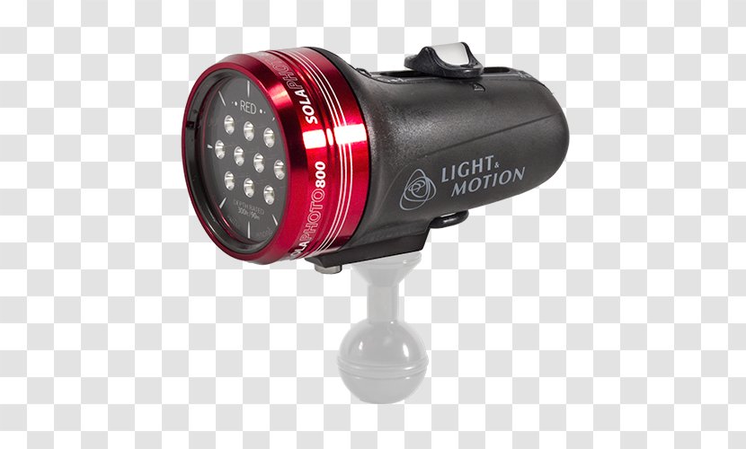 Light&motion Sola Dive 800 S/f Underwater Diving Photo 1200 Light-emitting Diode - Lightmotion Sf - Lamps Product Transparent PNG