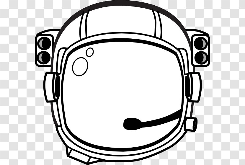 Astronaut Drawing Clip Art - Headgear - Printable Football Helmets Transparent PNG