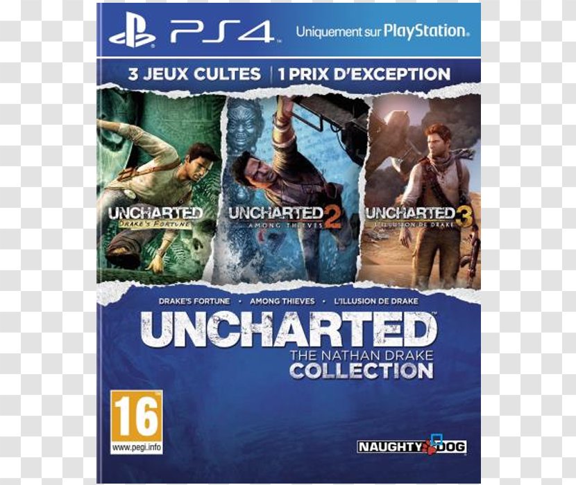 Uncharted: The Nathan Drake Collection Drake's Fortune Uncharted 4: A Thief's End 2: Among Thieves 3: Deception - Pc Game - Last Of Us Transparent PNG