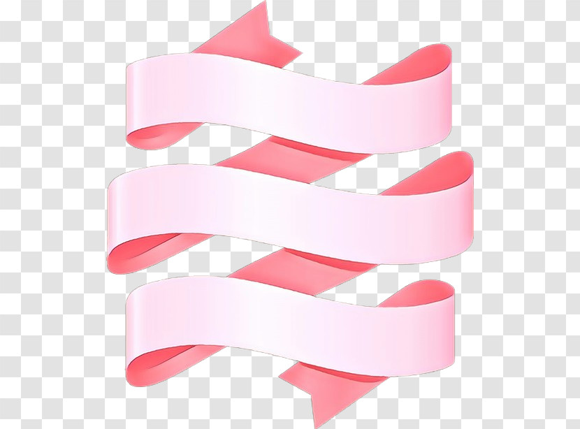 Pink Ribbon Wristband Line Material Property Transparent PNG