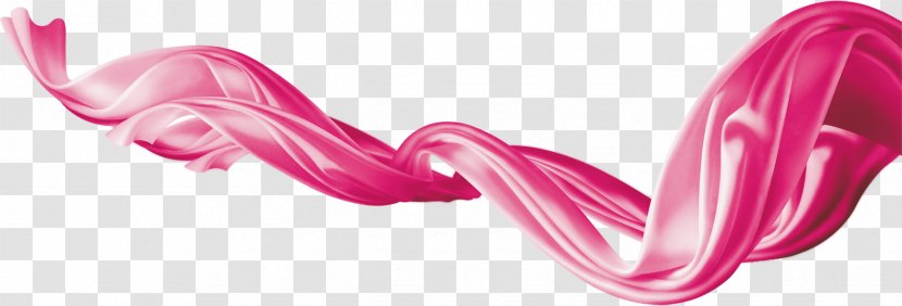 Ribbon Valentines Day Qixi Festival - Balloon - Pink Satin Transparent PNG