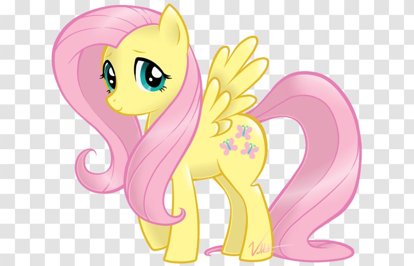 Fluttershy My Little Pony Horse Friendship Hasbro - Silhouette Transparent PNG