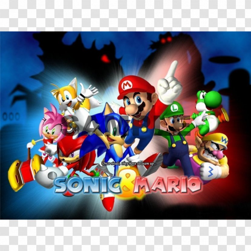 Mario & Sonic At The Olympic Games Frosting Icing SegaSonic Hedgehog Heroes - Fictional Character - And Kissing Transparent PNG