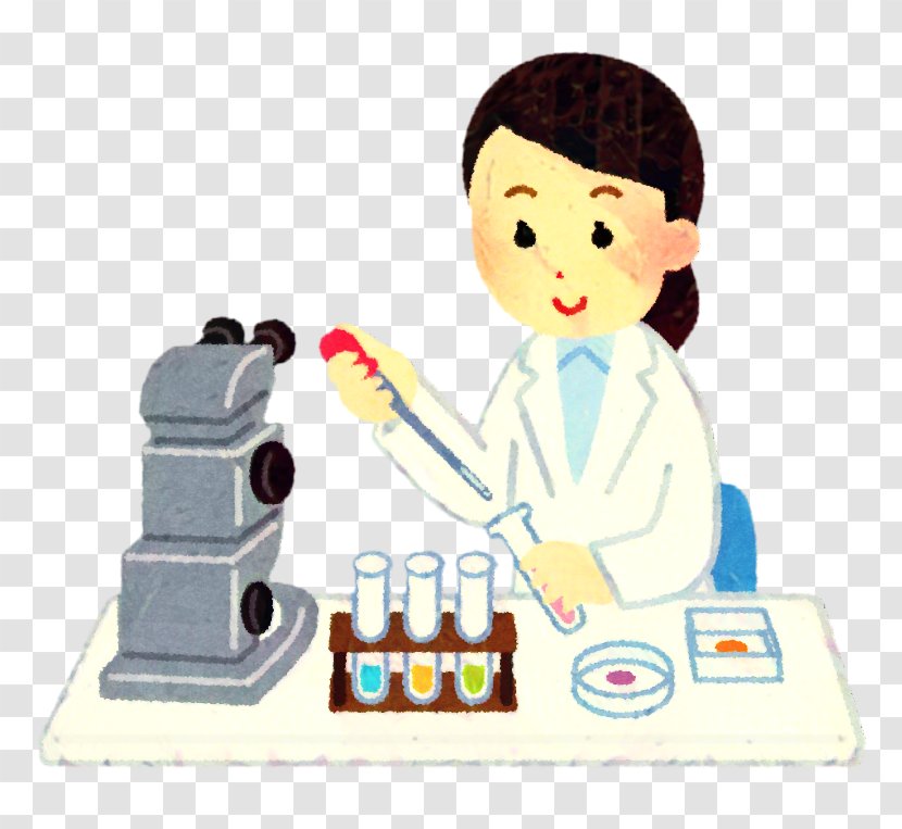 Microscope Cartoon - Play Test Tube Transparent PNG