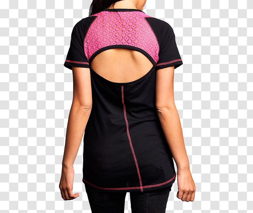 Sleeve T-shirt Shoulder Black M - Joint Transparent PNG