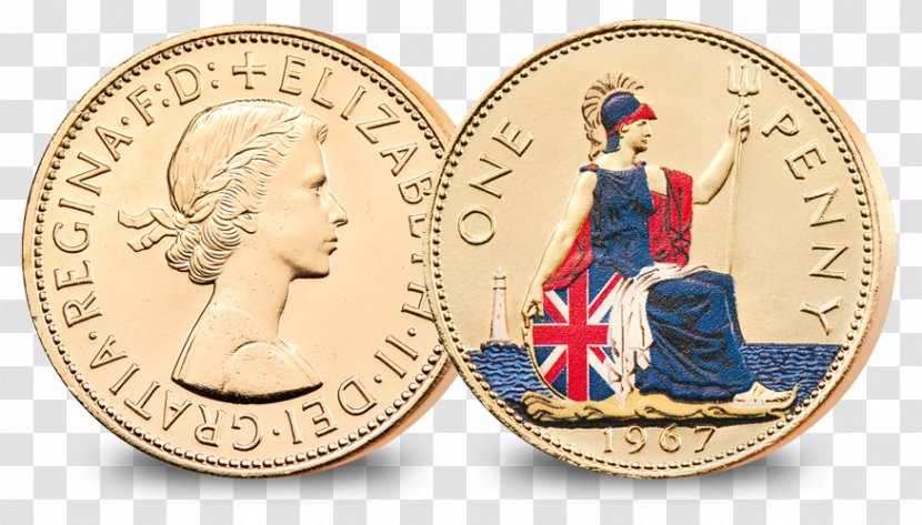 Coins Of The Pound Sterling Gold Penny Britannia - Coin Transparent PNG