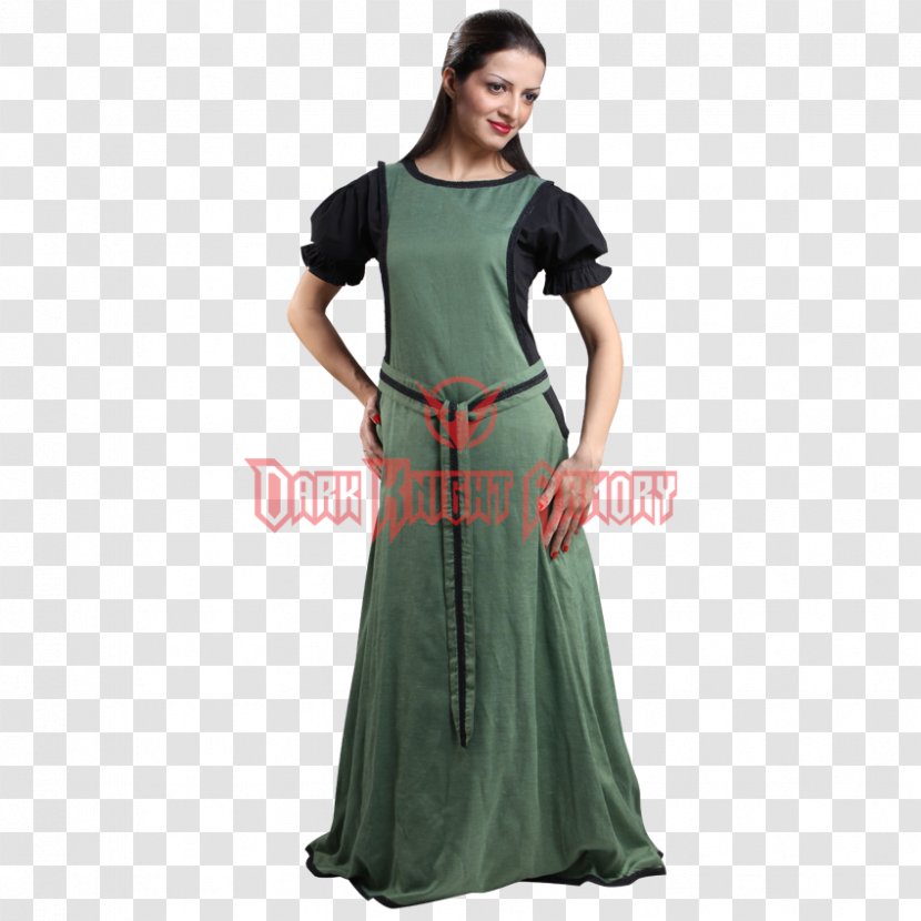 Middle Ages T-shirt Gown English Medieval Clothing Dress - Chemise - Renaissance Transparent PNG